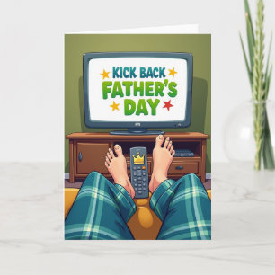 Cosy Fathers Day Scene Card