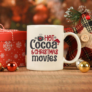 Cosy Festive Hot Cocoa and Christmas Movies Mug