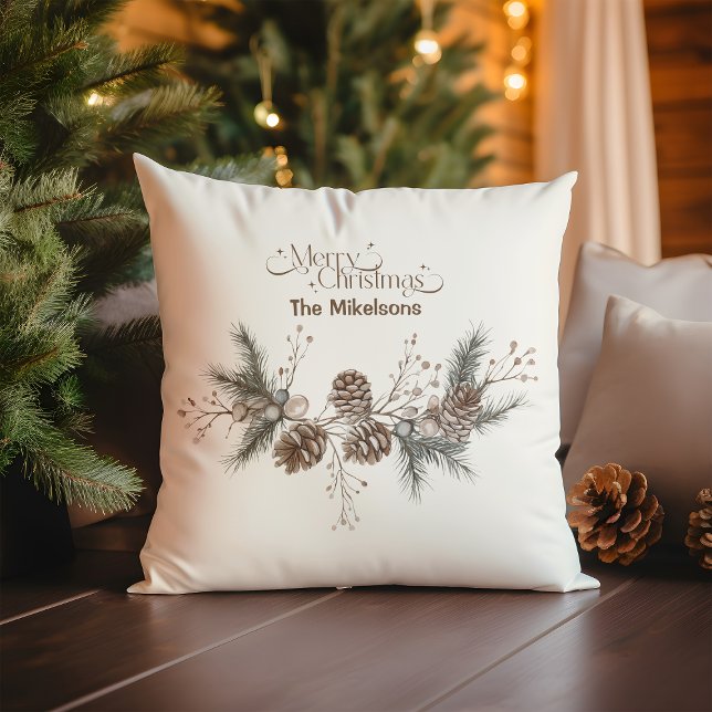 Cosy Festive Rustic Christmas Cushion (Creator Uploaded)