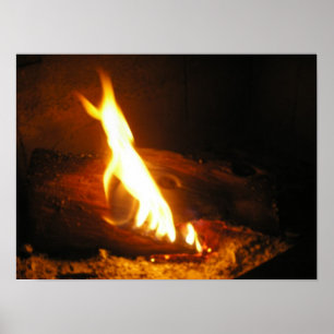 Cosy Fire Poster