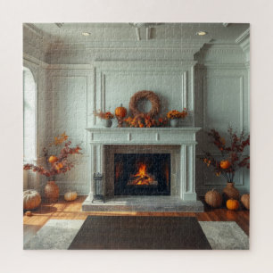Cosy fireplace jigsaw puzzle