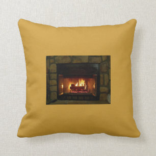 Cosy Fireplace Pillow
