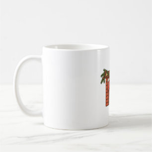 Cosy Fireplace Stockings Christmas Art Coffee Mug