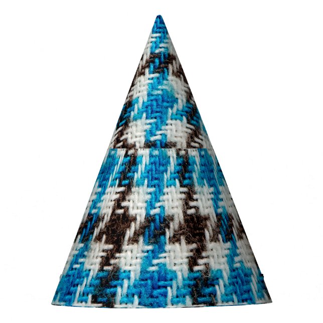 Cosy flannel fabric, textural background. party hat (Front)