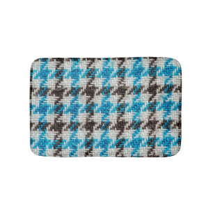 Cosy Flannel: Textured Background Bath Mat