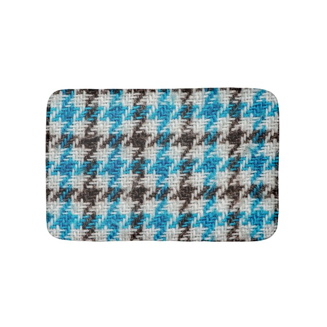 Cosy Flannel: Textured Background Bath Mat (Front)