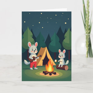 Cosy Forest Fathers Day Scene Card