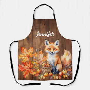 Cosy Fox Rustic Fall Apron
