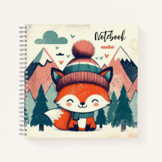  Cosy Fox Tales – Winter Woodland Charm Notebook