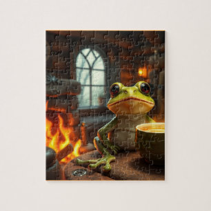 Cosy Frog Jigsaw Puzzle