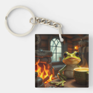Cosy Frog Key Ring