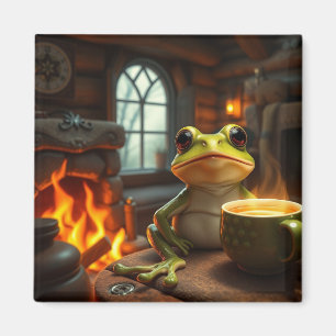 Cosy Frog Magnet