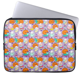 Cosy Ghosts and Books Laptop Sleeve
