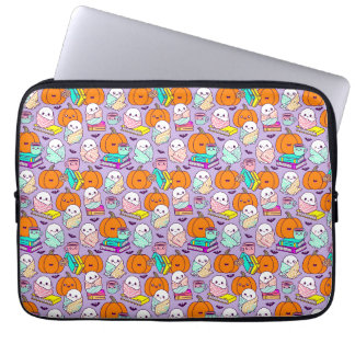 Cosy Ghosts and Books Laptop Sleeve
