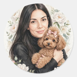 Cosy Girl either Poodle Sticker – Best Friends