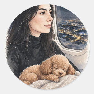 Cosy Girl either Poodle Sticker – Best Friends