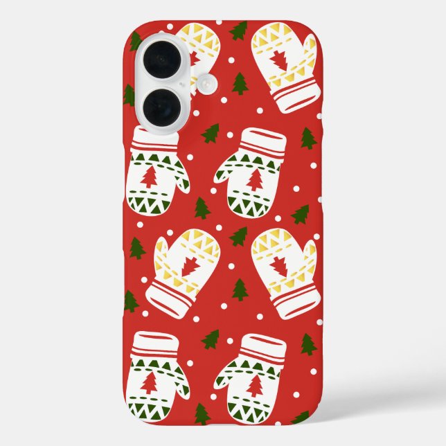 Cosy Gold Winter Gloves Case-Mate iPhone Case (Back)