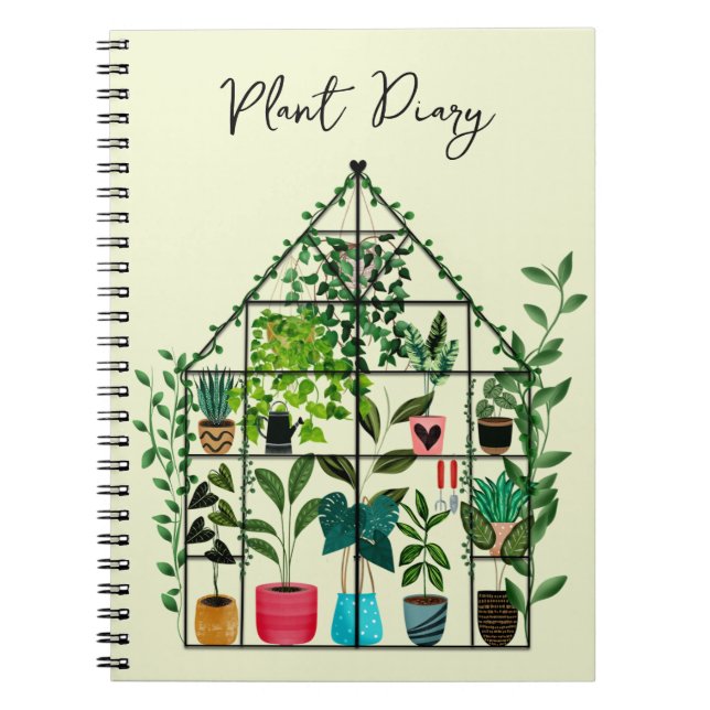 Cosy Greenhouse Notebook (Front)