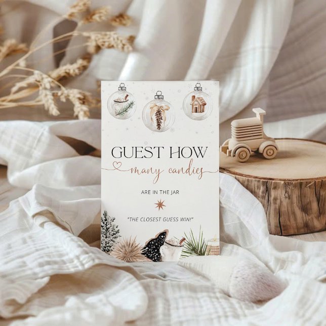 Cosy Guess How Many Candies Baby Shower Game (Creator Uploaded)