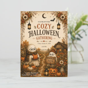 Cosy Halloween Gathering Invitation