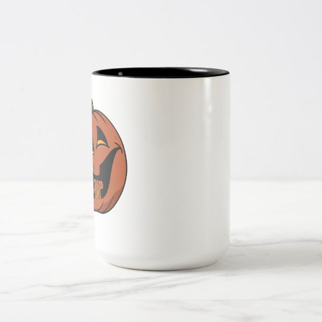 Cosy Halloween Two-Tone Coffee Mug (Center)