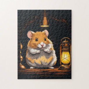 Cosy Hamster Animal Jigsaw Puzzle