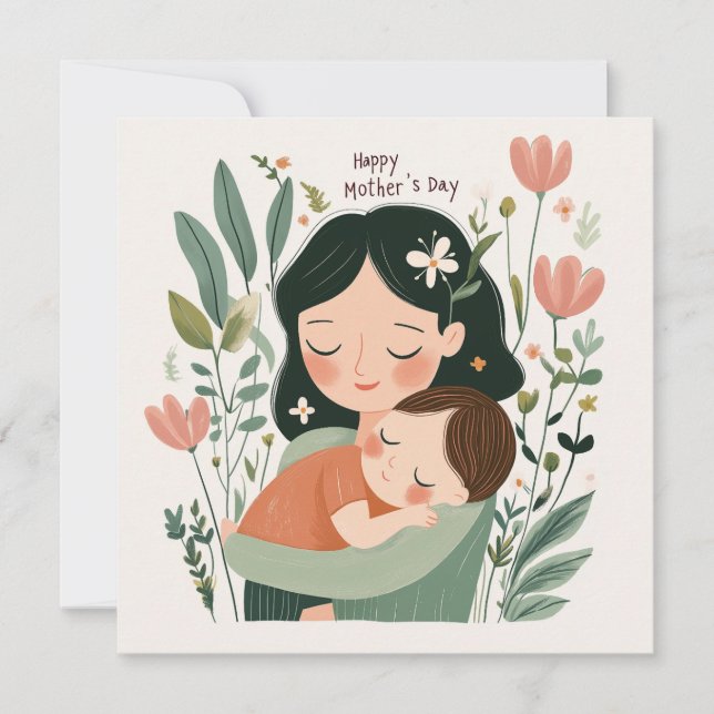 Cosy & Heartfelt Mother’s Day Card (Front)