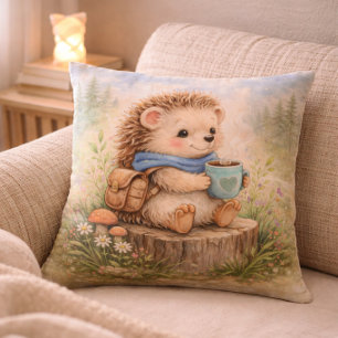 Cosy Hedgehog Kids Room & Nursery Cushion