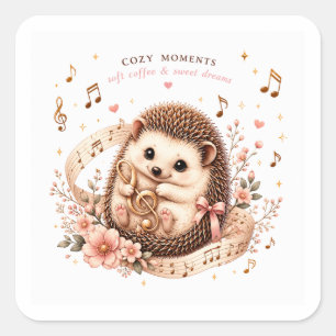 Cosy Hedgehog Stickers