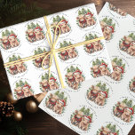 Cosy Highland Cow Farm Animal Merry Christmas Wrapping Paper Sheet<br><div class="desc">Wrap your gifts in a delightful touch of the countryside with our Highland Cow Christmas Wrapping Paper. This festive paper brings a whimsical charm to your holiday celebrations, perfect for those who adore farm animal themes and farmhouse aesthetics. Features Charming Design: Featuring a majestic highland cow and three adorable calves,...</div>