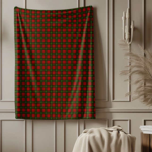 Cosy Holiday Classic Tartan Plaid Pattern Fleece Blanket (Cozy Holiday Classic Tartan Plaid Pattern Fleece Blanket)