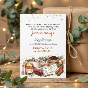 Cosy Holiday Favourite Things Party Invitation