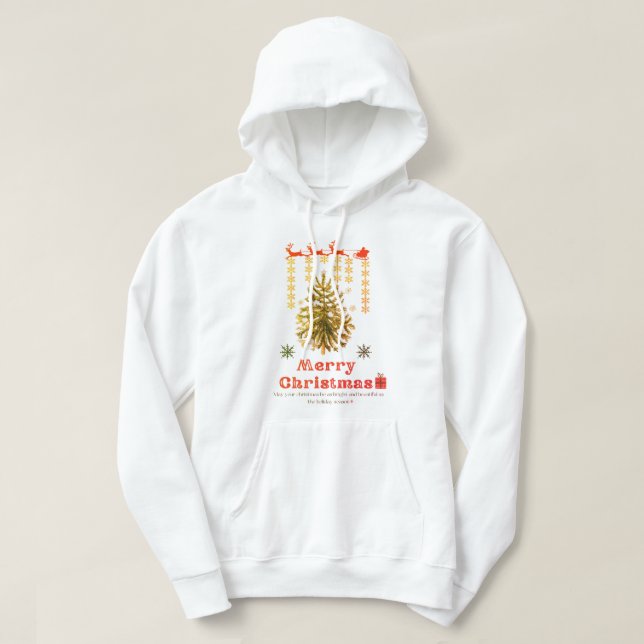 Cosy Holiday Hoodie - Merry Christmas Style (Design Front)
