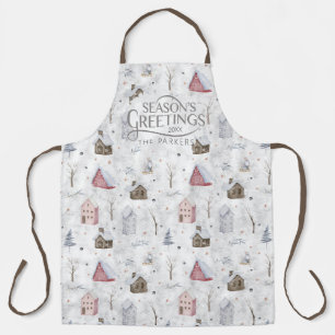 Cosy Home Christmas Pink ID985 Apron