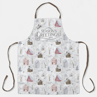 Cosy Home Christmas Pink ID985 Apron