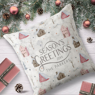 Cosy Home Christmas Pink ID985 Cushion