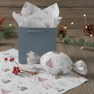 Cosy Home Christmas Pink ID985 Tissue Paper