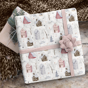 Cosy Home Christmas Pink ID985 Wrapping Paper