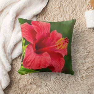 Cosy Home Decor Pillow with Floral Wreath Design