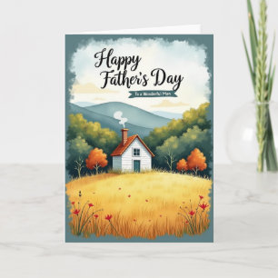 Cosy Home Fathers Day Wish Card