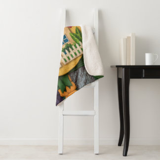  Cosy Home Haven  Sherpa Blanket