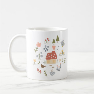 Cosy Home Hygge Country Kitchen Chicken Lover Coffee Mug
