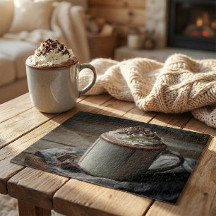 Cosy Hot Chocolate Whipped Cream Photo Jigsaw Puzzle