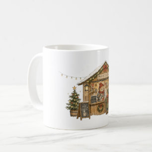 Cosy Hot Cocoa Christmas Market Stall for Winter D Coffee Mug