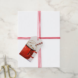 Cosy hot cocoa gift tag
