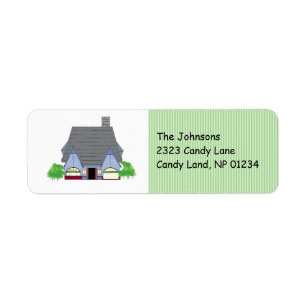 Cosy House Return Address Label