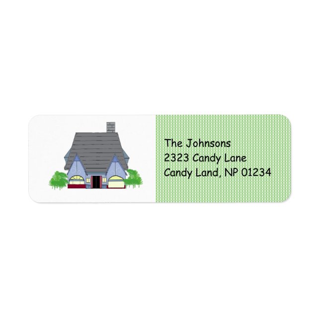 Cosy House Return Address Return Address Label (Front)