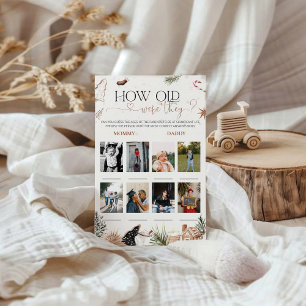 Cosy How Old Were They Baby Shower Game