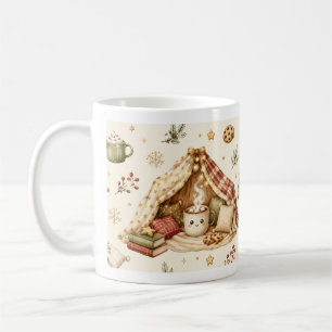 Cosy Hygge Hot Cocoa Blanket Fort Winter Mug
