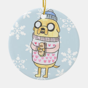 Cosy Jake Dog Ceramic Ornament